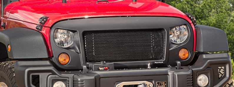 SPARTAN GRILLE The Rugged Ridge Spartan Grille was designed to appeal to the Jeep enthusiast who refuses to blend in with the crowd.
