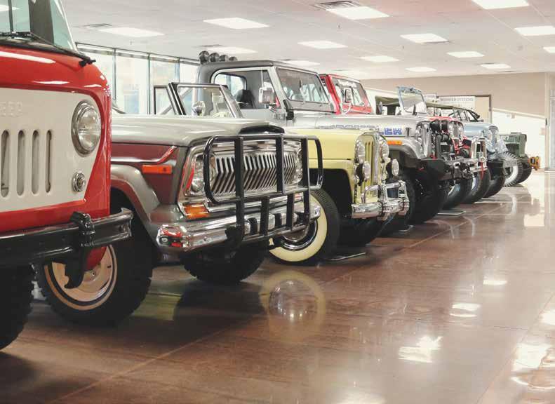 the Jeep heritage, and second to have access to vehicles