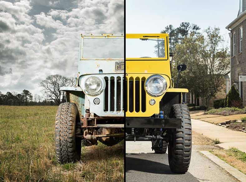 OMIX-ADA JEEP COLLECTION After years of productively selling parts and accessories to the Jeep hobby through a dedicated network of distributors, Azadi realized that there was a need to preserve the