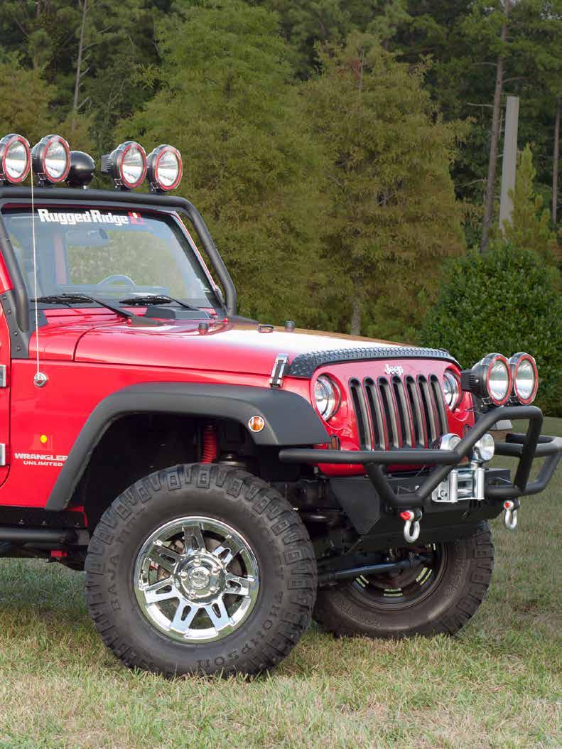 Get the ultimate WOW factor with Rugged Ridge polished stainless steel accessories! These beautiful bolt on accessories turn even the most worn Jeep into a hot street machine.