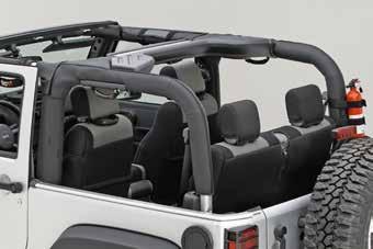 15 Dual Application ROLLBAR COVERS Rugged Ridge Rollbar Covers are the perfect replacement for those old, faded factory covers.