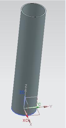 The rotation shaft (Fig. 7) will be 20 in height and 13.5 will sit over the bearing placement shaft.
