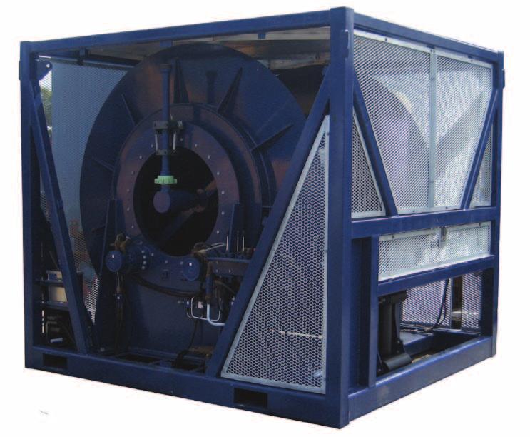 Hose Reel HYDRAULIC HOSE REEL SWL 5 TON Max gross mass: - 15000 kg Test load: - According to DnV s rules for certification of lifting appliances and DnV 2.