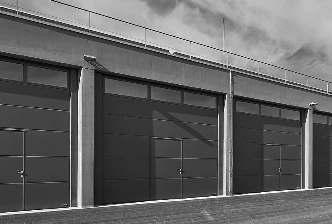 SPU F42 Double-skinned steel sectional doors Logistics