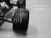For example, if you change the camber angle on the right front tire, you must change the camber angle of the left front tire the same amount.