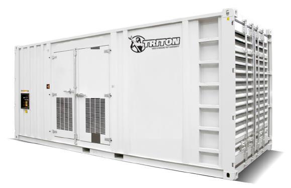 1020 KW / 1275 KVA POWERED by MODEL Triton Power is a world leader in the design, manufacture of stationary, mobile and rental generator sets and Power Modules from 10 to 2000kW.