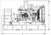 WEIGHT AND DIMENSIONS SKID MOUNTED GENERATOR DIMENSIONS (LxWxH) In n/a DRY WEIGHT (weights are without fuel tank) lbs n/a SOUND ATTENUATED GENERATOR DIMENSIONS (LxWxH) in 238 x 102 x