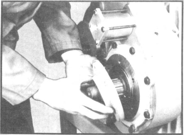 Remove bearing cups from the PTO/ declutch carrier, only if they are to be replaced. C. Lockout Disassembly Note: Proportional differential cases only. Fig. 7 1.