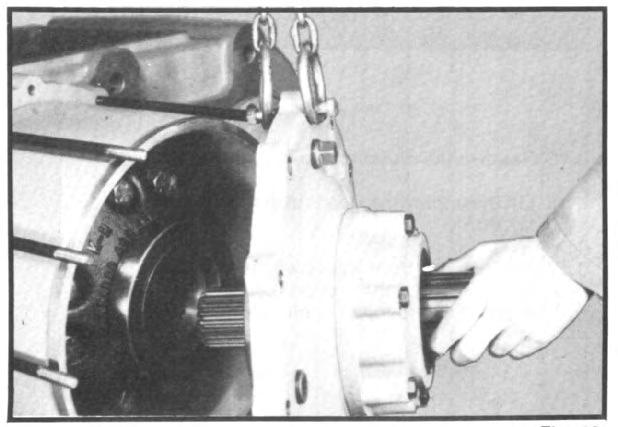Note: Mark differential cap, differential housing and rear face plate before disassembly. Align marks on reassembly. Fig. 41 2.