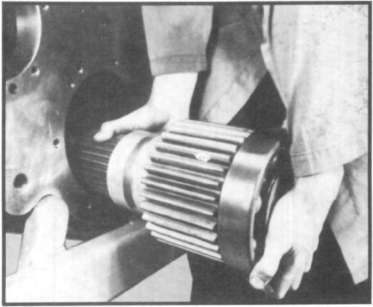 using a suitable driver on the rear of the shaft. (See fig. 78.) Fig. 78 5.