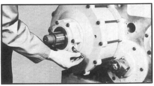 30 Install speedometer drive gear into seal carrier to mesh correctly with drive gear. (See fig. 159.) 3.