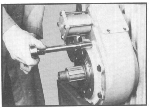Install indicator switch, shimming with copper washers as necessary for proper operation; check with continuity checker. Fig. 89 19.