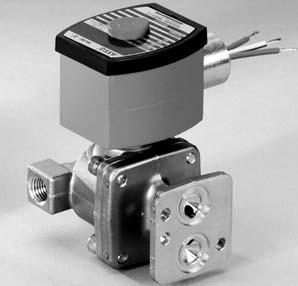 Direct Acting Direct Mount Pilot Valves Brass or Stainless Steel Bodies /" NPT / 83 Direct Mount Features NAMUR direct mount version of the rugged, dependable 83 Series valves Direct acting, high