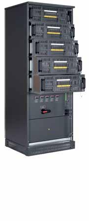 24 ABB UPS PRODUCTS AND SOLUTIONS PRODUCT CATALOG IEC Conceptpower DPA The modular UPS for medium-sized critical applications Up to 5 UPS DPA modules in one cabinet DPA display Customer inputs and