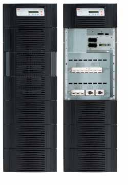 56 ABB UPS PRODUCTS AND SOLUTIONS PRODUCT CATALOG IEC PowerScale The three-phase UPS for low power applications LCD SNMP card and/or additional output contacts (optional) Output contacts and service