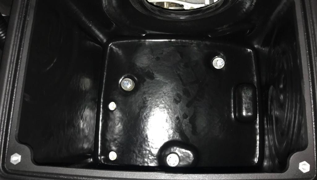 14 Determine if you want to install the Box Plug (F) onto the Airbox (A) or leave it open.