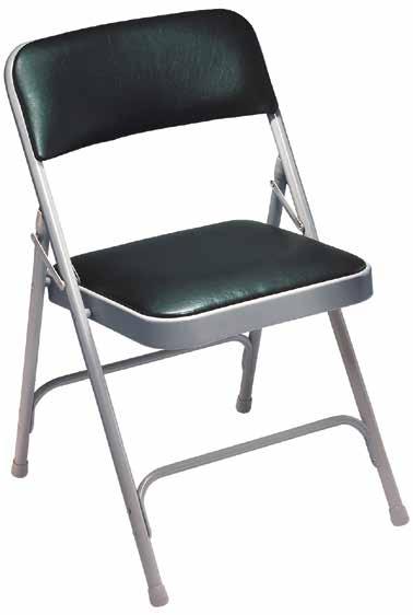braces Steel folding chair with