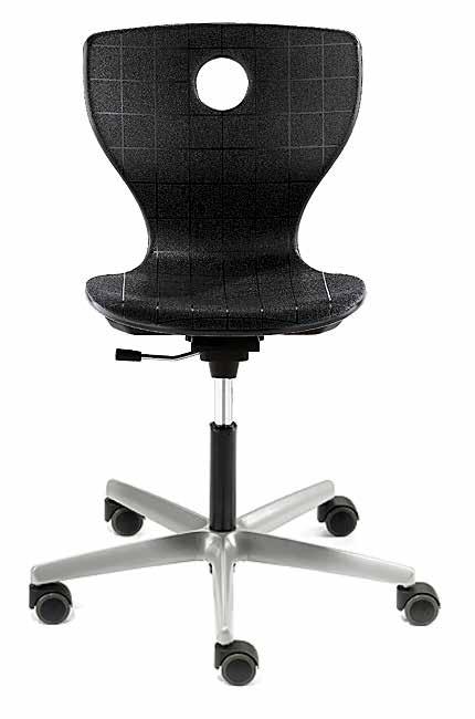 6" XLarge Shell $289 Seat shell colours: Model# Height Price Chair with footring 31507 19.2-27.