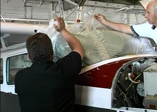 Page: 3 / 8 2. Application of the ACF-50 compound 2.1. Preparation of the airframe Cover the canopy with a protective film.