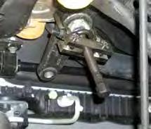 The dri-lock compound on the threads of the OEM nut & the threads on the steering sector shaft must be thoroughly cleaned off & the threads dried before applying thread locking compound.