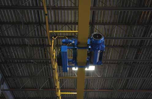 LITE RAIL SYSTEMS For smaller capacity cranes up to 2 tons the