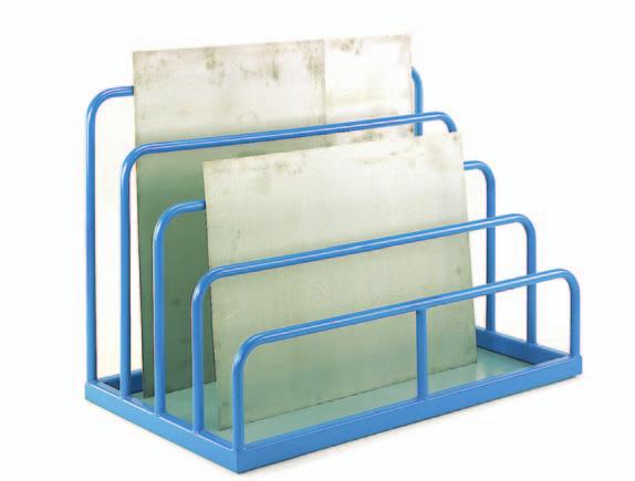 132 Bar Storage Stacking bar cradles Maximum 5 high Vertical Bar Rack Fully welded steel construction with steel base. 600 x 250 mm storage bays.