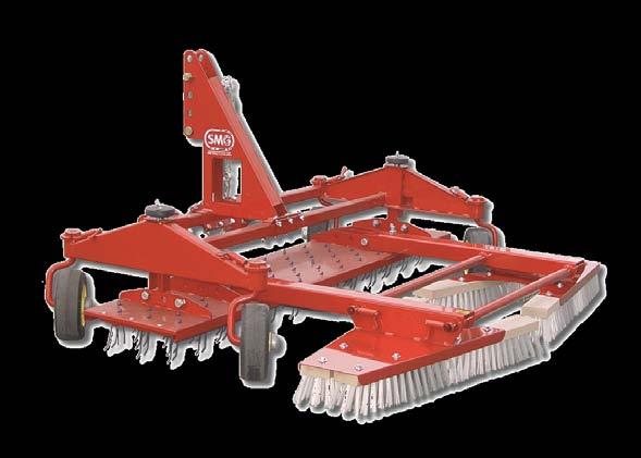 16 Decompaction Brush DC1600 3-point hitch rear-mount accessory with variable tow couplings (enquire at time of