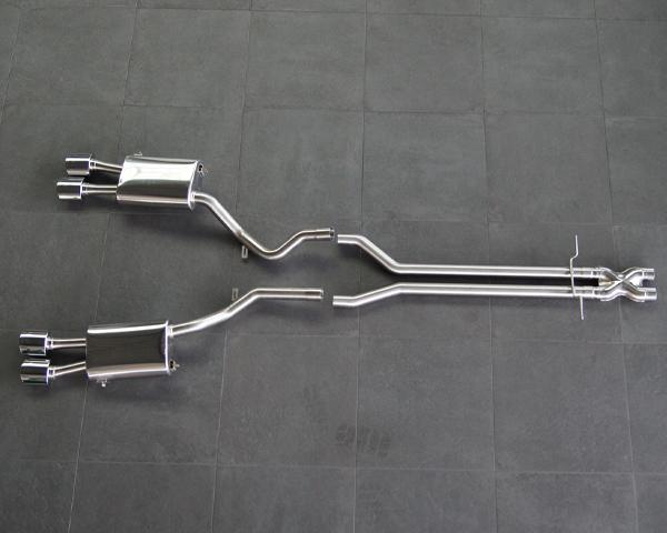 Exhaust systems rear muffler 4-tailpipes incl.