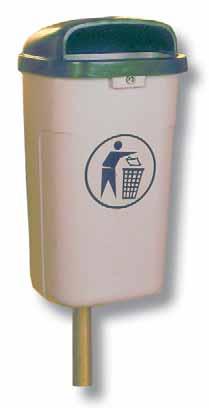 Satellite 50 litre 50L The Classically styled, Satellite litter bin has been designed for use in the most varied of locations.