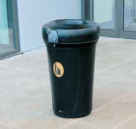 Pacific Litter Bin Pacific litter bin is a contemporary styled, hard-wearing and robust litter bin.