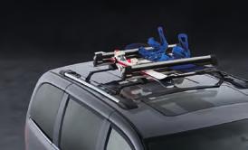 Hitch-mount carrier comes in two-bike and four-bike styles (both fit two-inch receivers) that fold down to allow for your vehicle s liftgate to open without having to remove bikes.