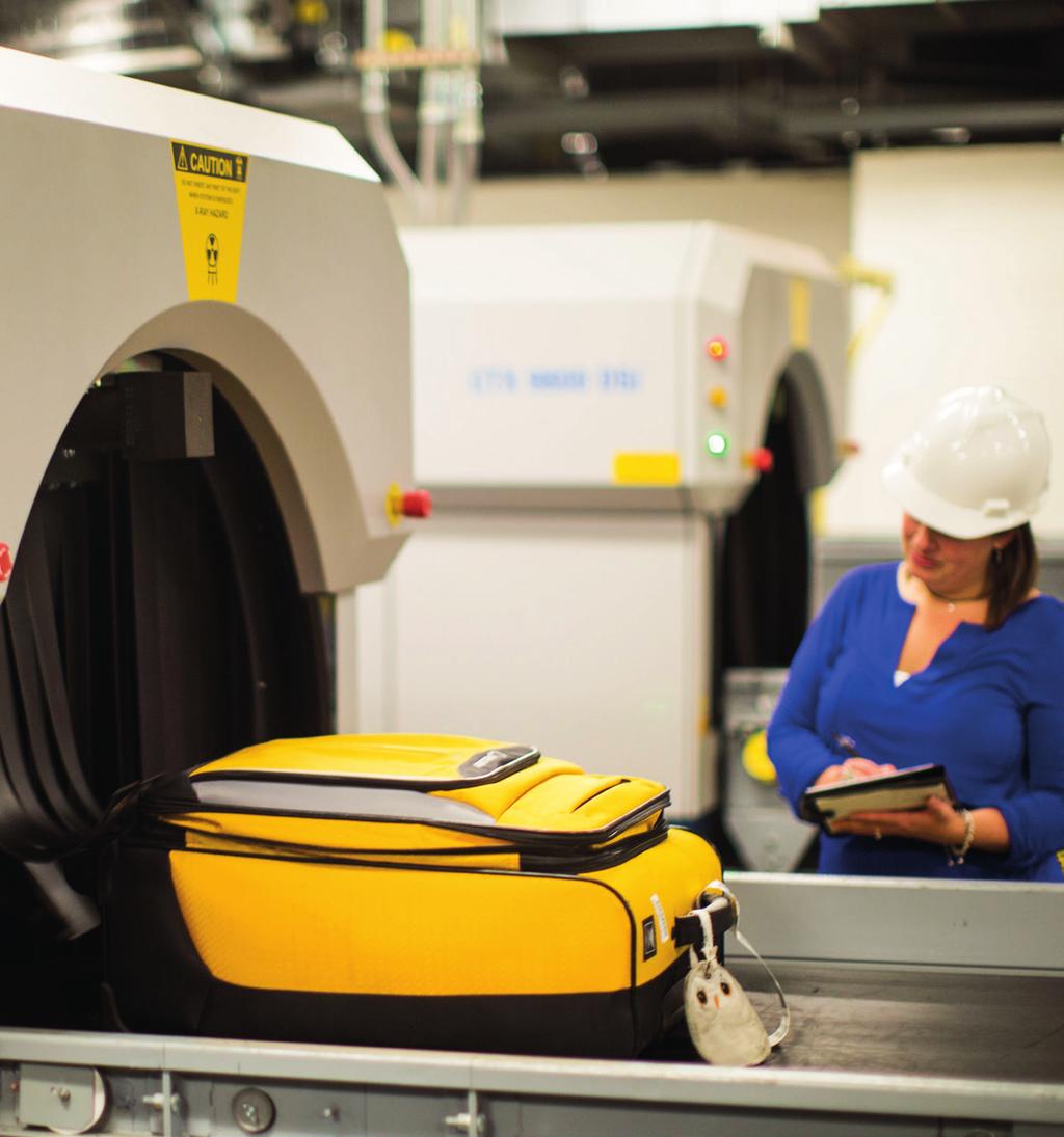 LEADERSHIP IN OUR CORE MARKETS > Explosive detection systems (1) for checked luggage