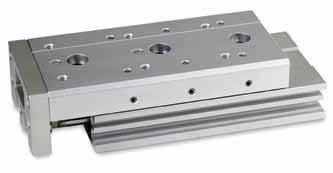 Slide Tables - P5SS Series P5SS - Precision Slide Tables The Slide Table P5SS is a pneumatic actuator, operated by two cylinders mounted in parallel for moving loads fitted on its mobile carriage or