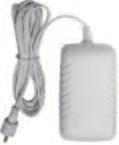 White (Part #CS5138W) Black (Part #CS5138) Either batteries or 12 Volt DC power supply/transformer is available.