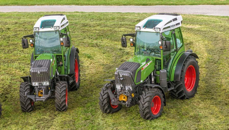 Fendt 200 P Vario The specialty tractor with wider axles and higher lift capacities from an external width of 1.