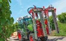 Frequently changing operations are part of the daily routine of a specialty tractor.