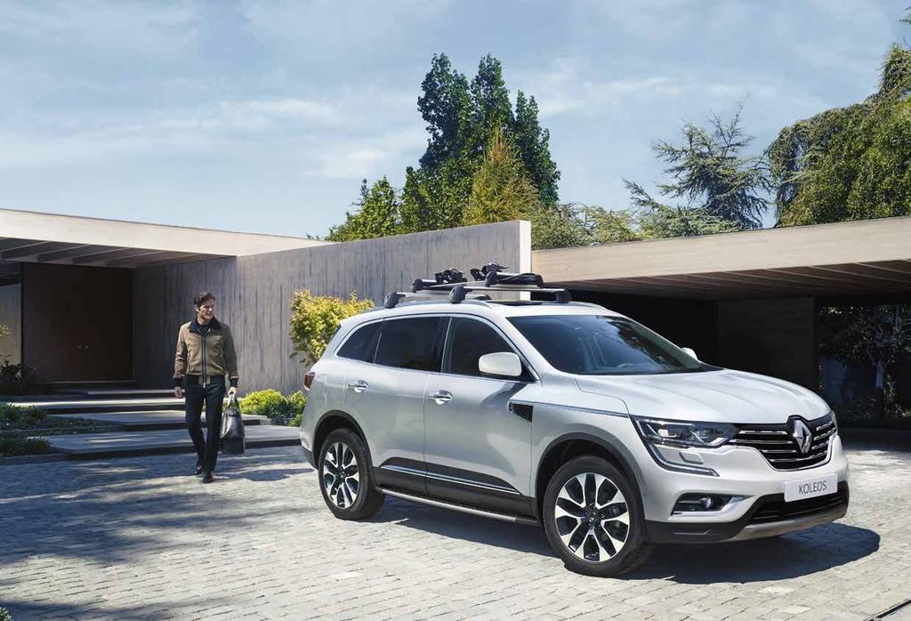 Extend the New Renault KOLEOS experience at www.renault.co.uk New Renault KOLEOS Accessories Range Every precaution has been taken to ensure this publication is accurate and up to date when printed.