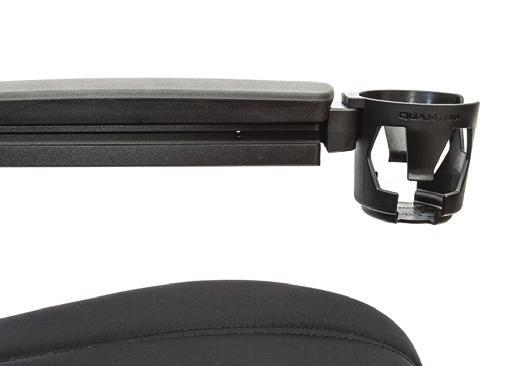 externally rotate cantilever armrests for optimal positioning Easily retrofit power tilt