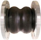 Galvanized steel flange DN50-600 Other rubber material on request Product series S911/03 Double sphere Thread connection