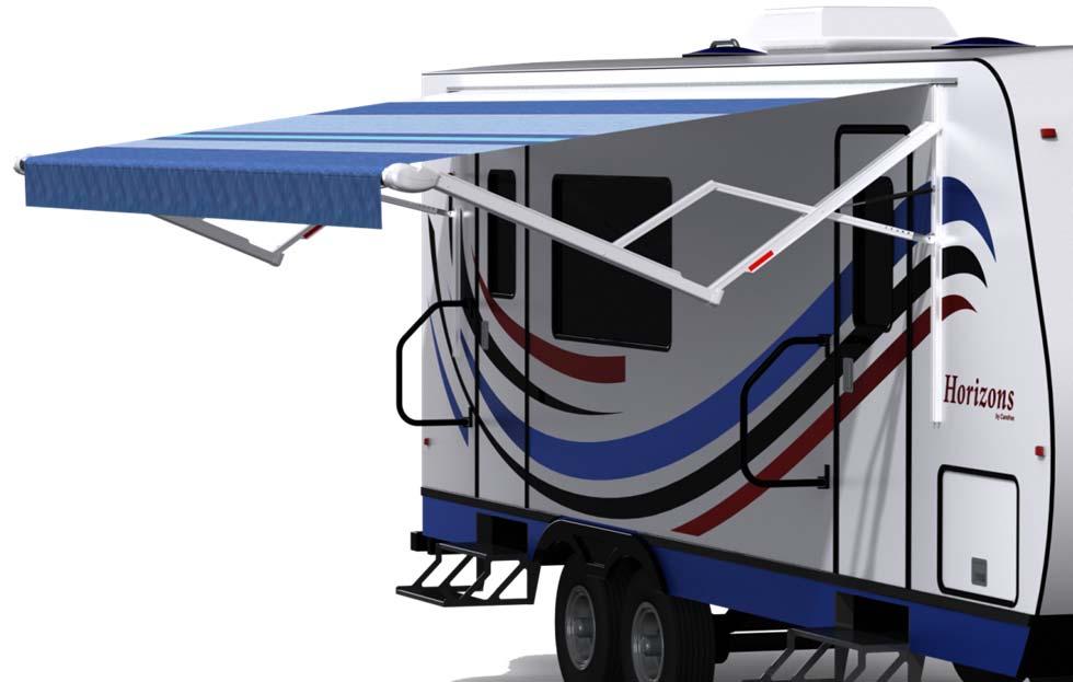 INSTALLATION MANUAL ALTITUDE ARMS AND CANOPY RV THIS MANUAL PROVIDES INSTRUCTIONS FOR THE BASIC INSTALLATION OF THE AWNING. Read this manual before installing or using this product.