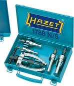 extracting ball bearings, outer rings and bushings to be used with ounter Stays HAZET 1788 N-83