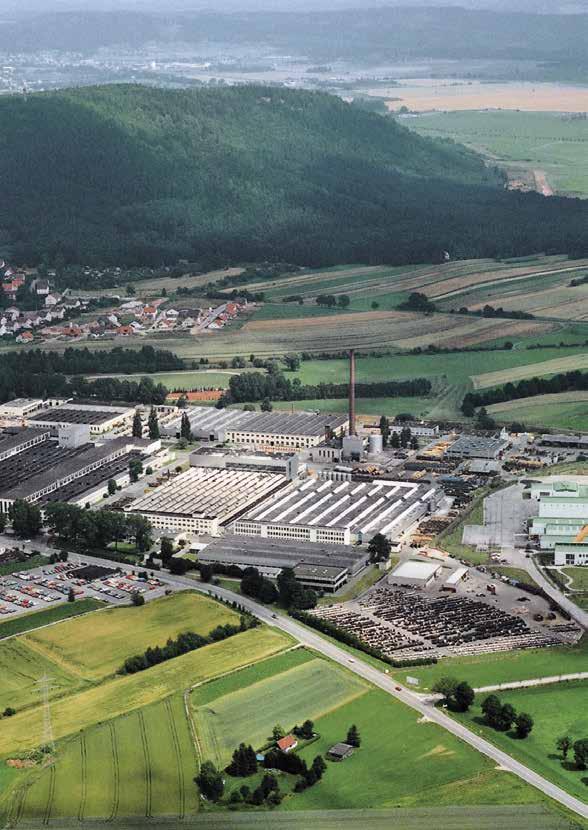 Neustadt bei Coburg Starting year: 1937 Employees: about 400 Yearly production: about 25,000 t 1983: The first power cable with integrated optical fibres was developed in Neustadt.