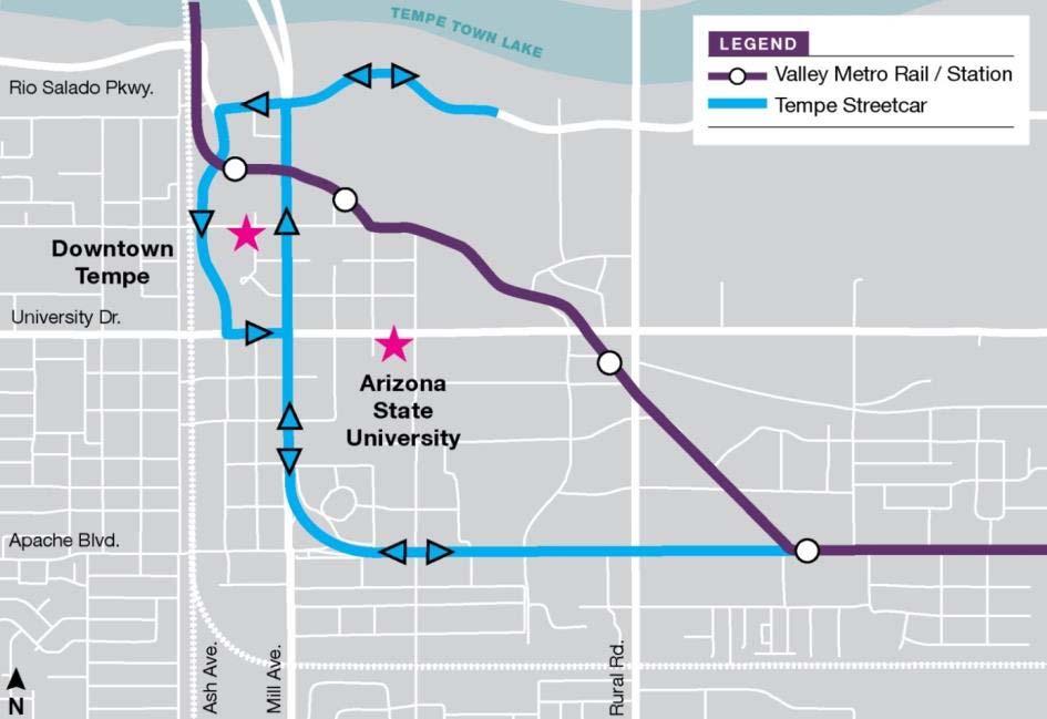 Tempe Streetcar Project Complete Current