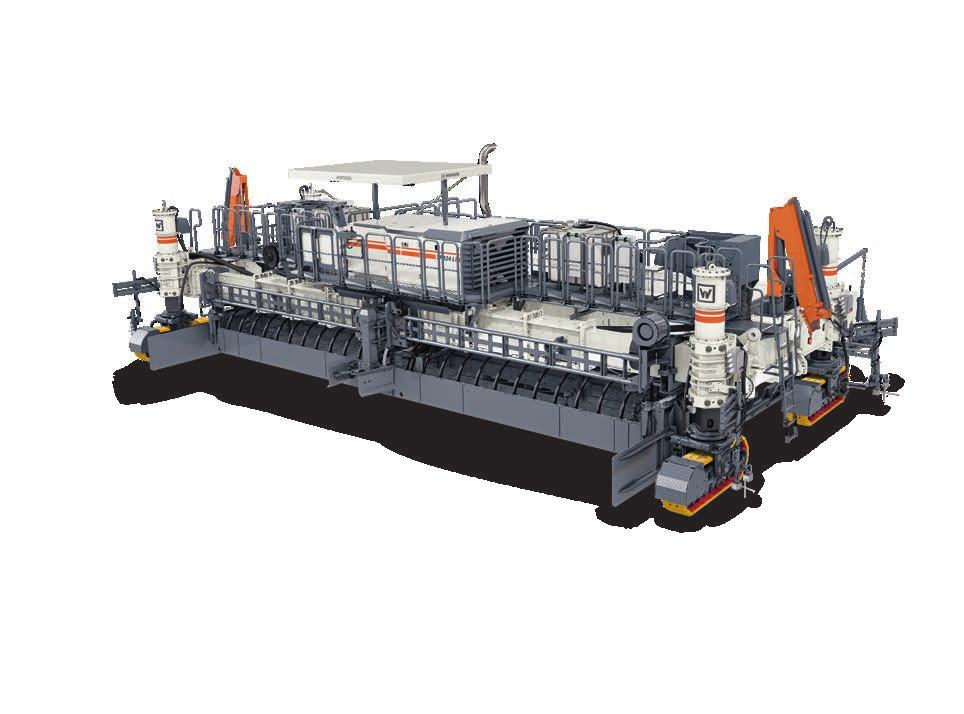Machine control and steering SP 124 L / SP 124 L i > Rigid connection of track units with standard hydraulic rotational