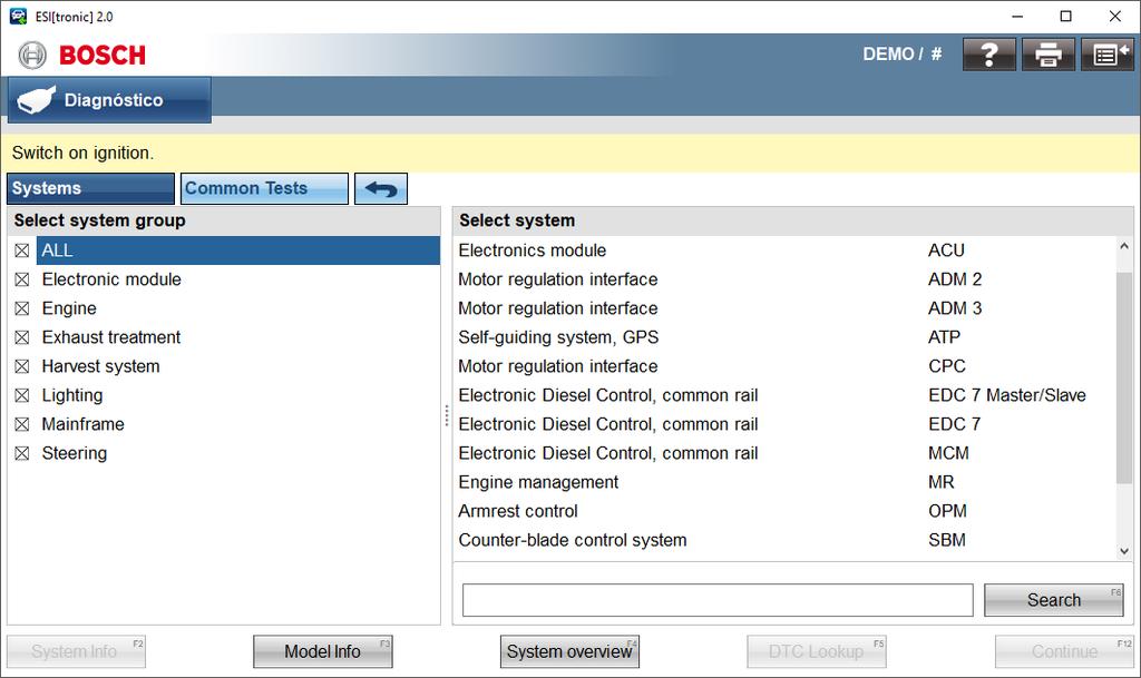 Bosch ESI[truck] Off-Highway Software Update Ver 2019/1 12 67 Available in