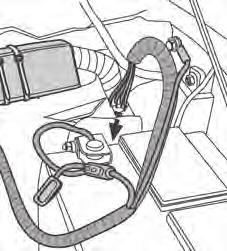 Use 7" Cable Ties to secure Wiring Harness Positive Terminal Install Wiring Harness Route the
