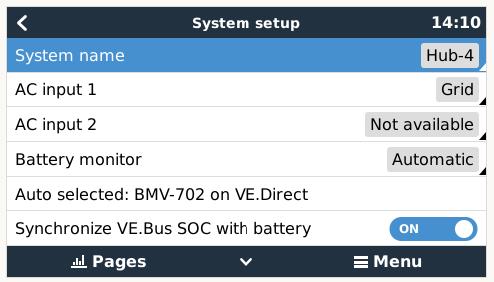 State of charge sources Battery monitor: Automatic BMV Lynx Shunt VE.