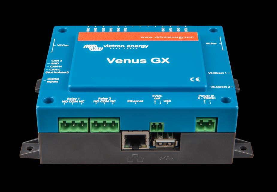 connect to: Multis, Quattros and Inverters BMV and Lynx battery monitor