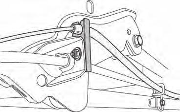 Brake Cable Bracket Locate Points Locate the mounting points for the Idler and Motor s. The Motor mounts in the front and the Idler mounts in the rear.