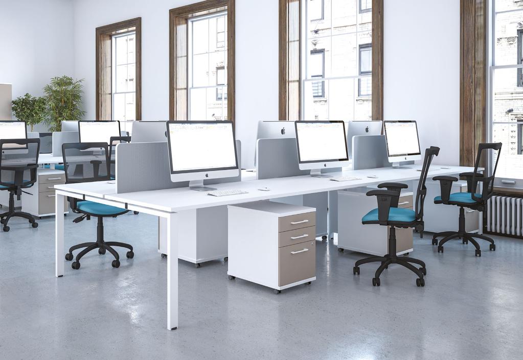 Veta offers a colour option for every office scheme.